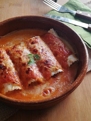 canelones de pollo caseros