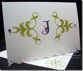MONOGRAM NOTE CARD