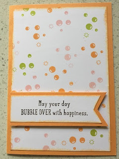 Bubble over  zena kennedy independent stampin up demonstrator