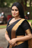 Poorna in Cute Backless Choli Saree Stunning Beauty at Avantika Movie platinum Disc Function ~  Exclusive 079.JPG