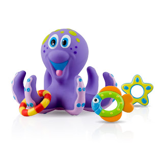 Nuby Octopus Floating Bath Toy (Multi-Coloured)