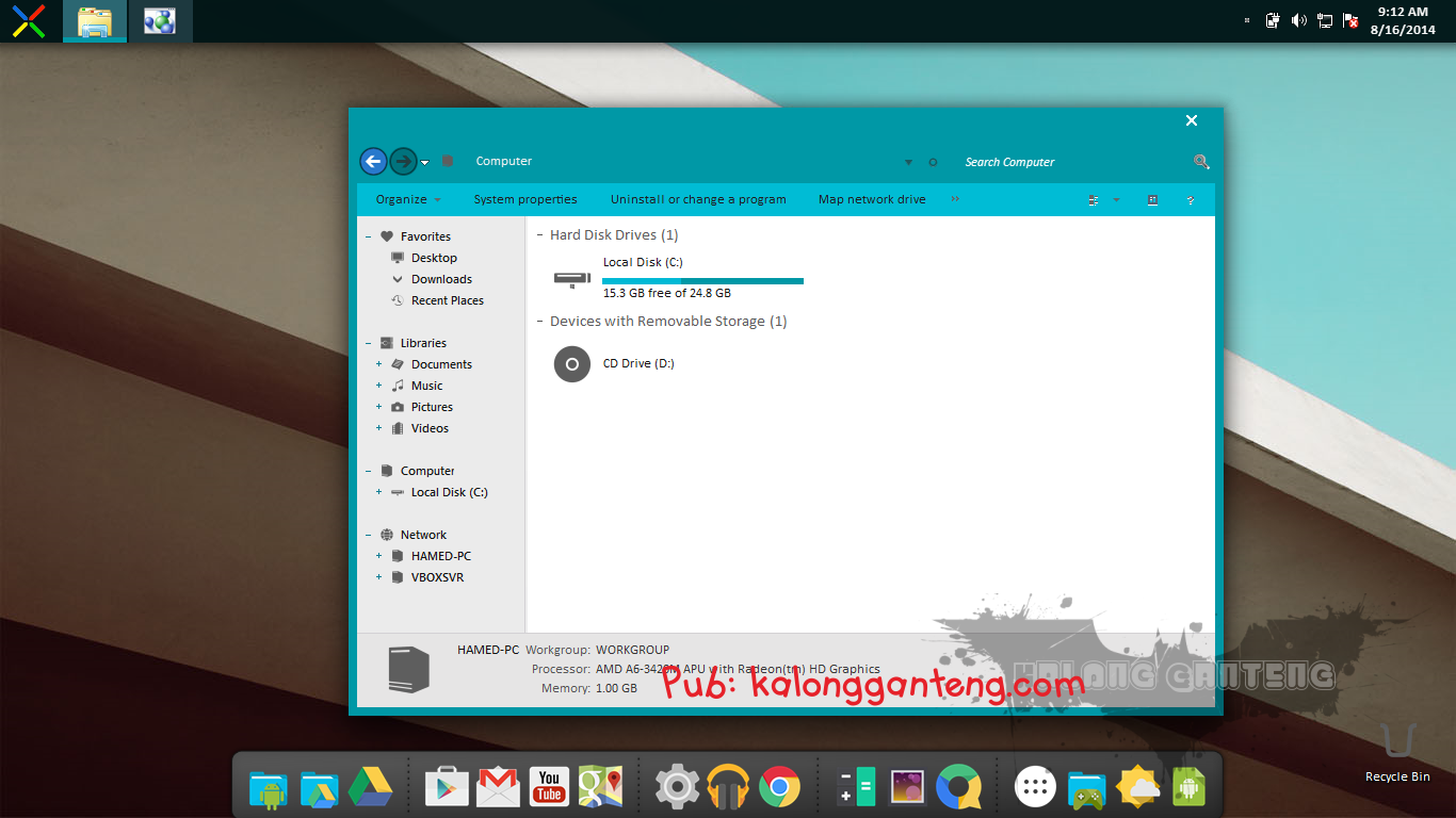 Download Kumpulan Tema Windows 7 8 81 Super Keren Kalong