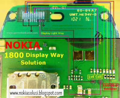 1616 light problem. Nokia 1616/1800 Display Way