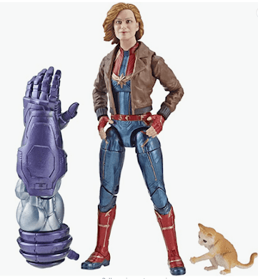 Captain Marvel in Bomber Jacket Figure for Collectors, Kids, and Fans