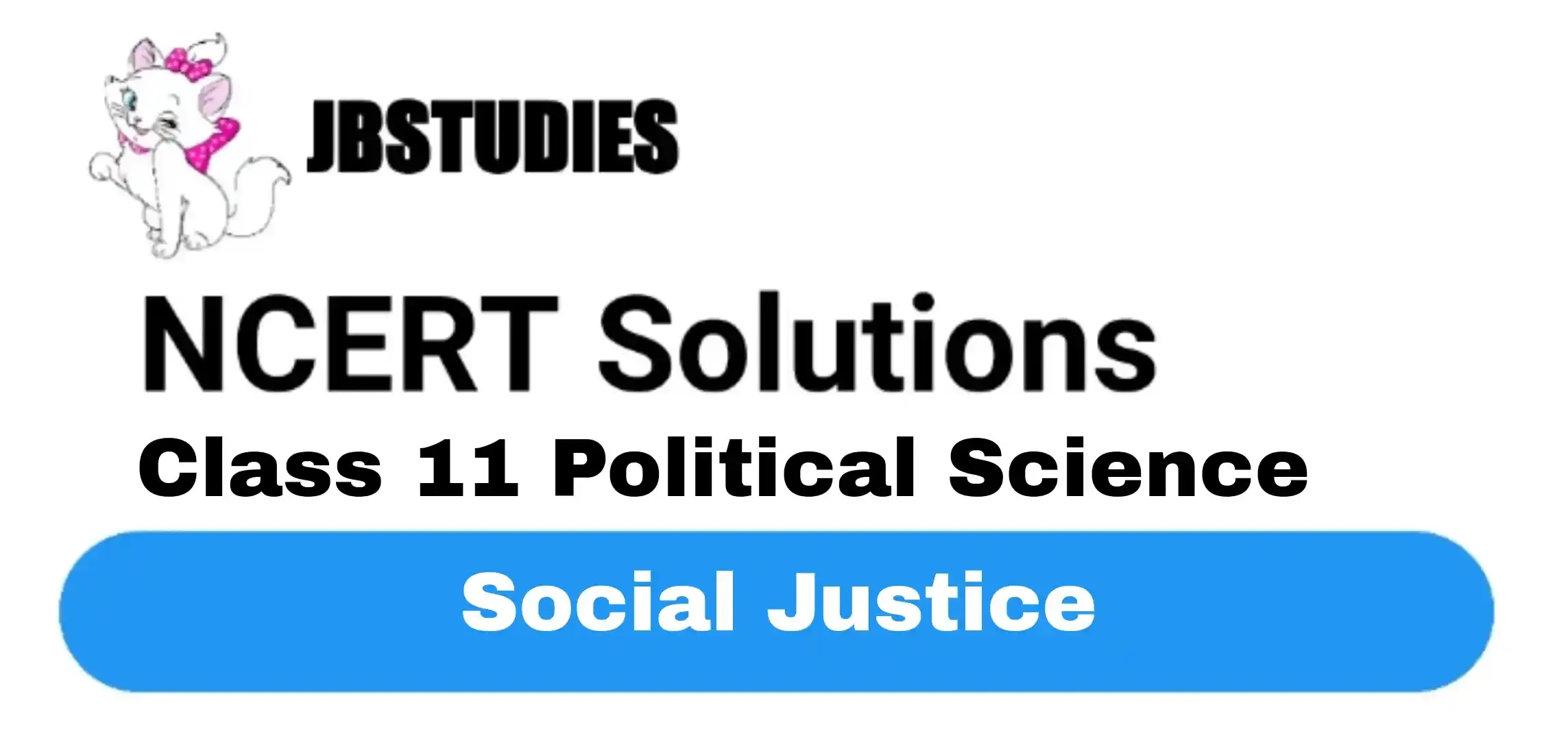 Solutions Class 11 Political Science Chapter-4 Social Justice
