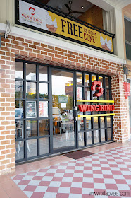 Wing King Surabaya, Wing King restaurant review, best wing chicken in town
