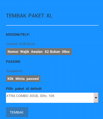 web tembak tembak kuota axis dan xl 2018