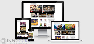 Template Blog Gratis SEO Friendly, Fast Loading, Responsive Terbaik Untuk Majalah Berita