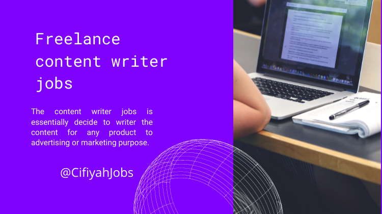 content writer jobs