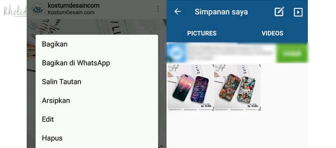 Cara Download Foto Instagram di HP dan PC - Kholid Farhan