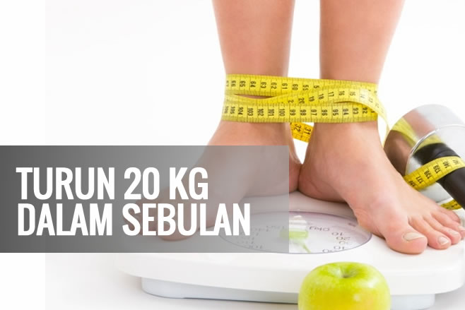 Cara Ampuh Menurunkan Berat Badan 20 Kg Dalam Sebulan