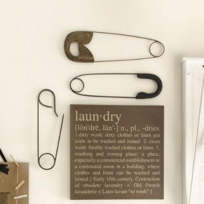 Safety Pin Wall Decor