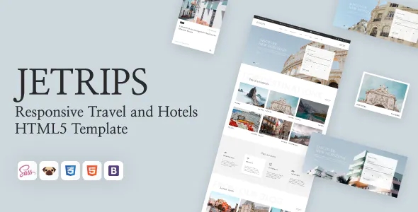 Best Responsive Travel and Hotels HTML5 Template