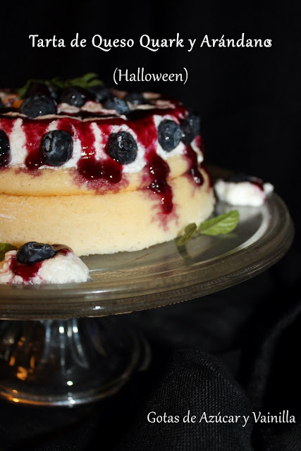 quark-blueberry-tart, hallowen-blueberry-cake