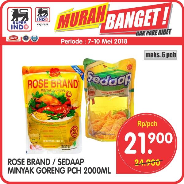 PROMO! Rosebrand / Sedaap Minyak Goreng PCH