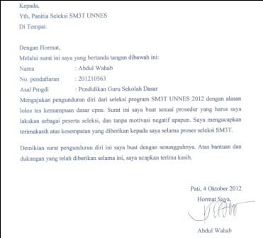 Contoh surat penutupan kartu kredit