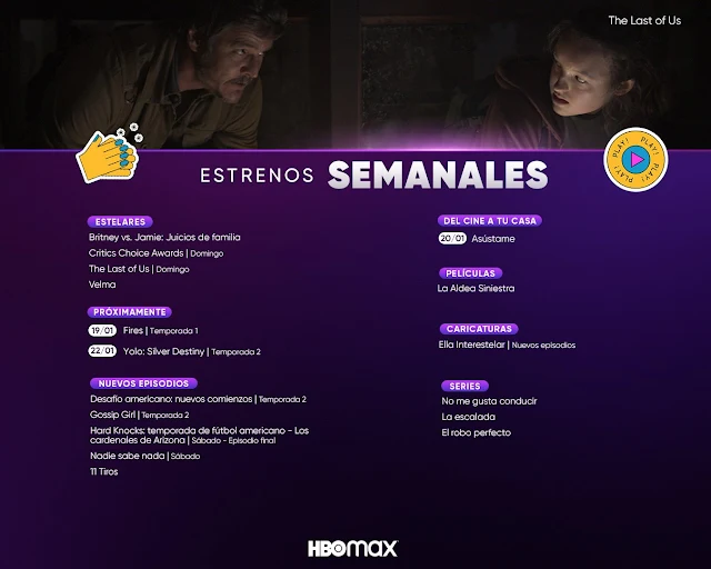 Novedades HBO MAX: Estrenos de películas y series de la semana (16 al 22 de enero de 2023)