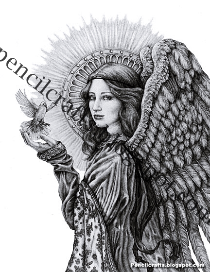 New Pencil Drawings Of Angels