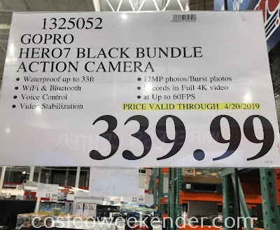 Deal for the GoPro Hero7 Black Camera Bundle at Costco