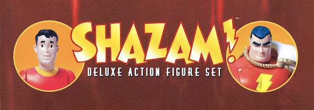 SHAZAM! DELUXE ACTION FIGUE SET - Top of Box