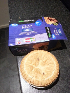 ASDA steak stilton pie