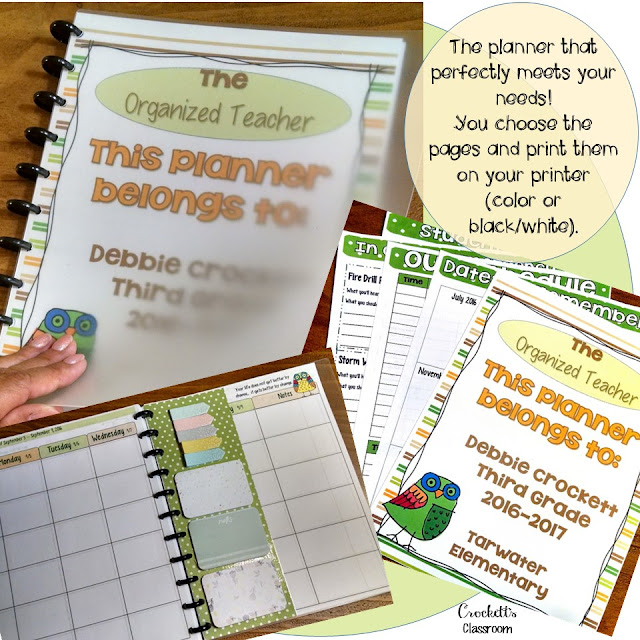 This could possibly be the best teacher planner ever!  You choose the pages you need.  Perfect for organizing your plans, progress monitoring, grades, and everything else for your classroom!