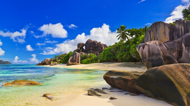 Seychelles Islands Corner HD Wallpaper