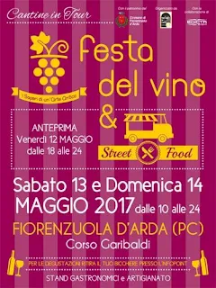 La Festa Del Vino E Lo Street Food 13-14 maggio Fiorenzuola D'Arda (PC)