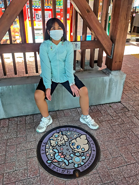 Akaigawa Pokemon Manhole Cover