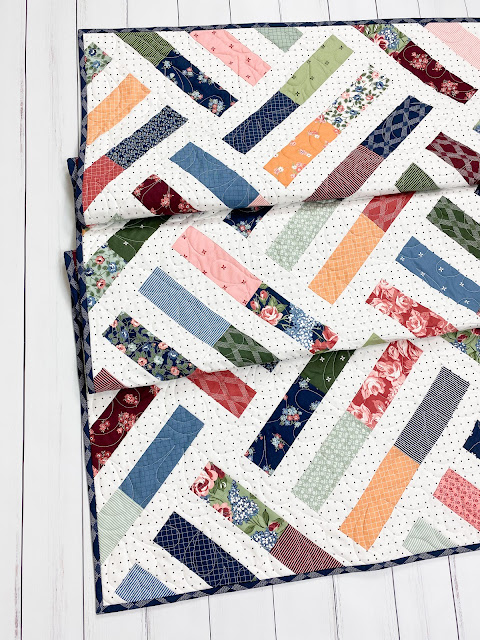 Wayward quilt in Sunnyside fabrics by Camille Roskelley for Moda Fabrics