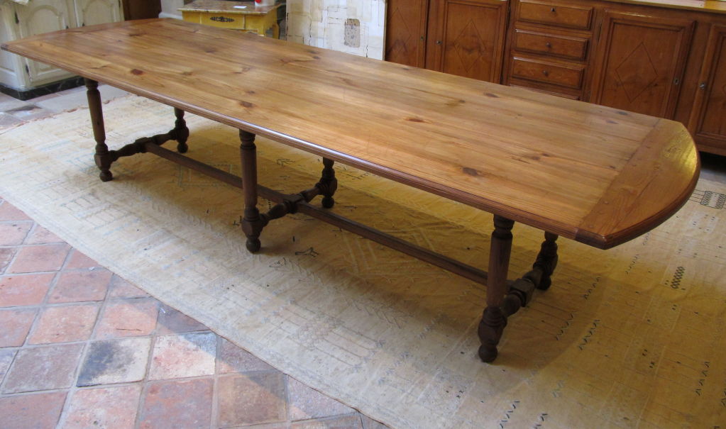 Farmhouse Dining Table from Hastening Antiques .