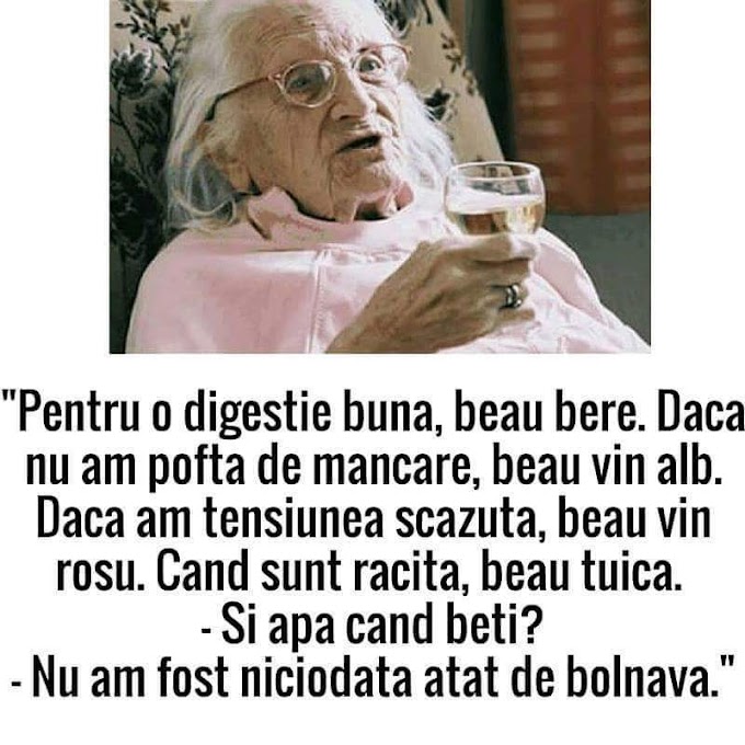 Pentru o digestie buna, beau bere