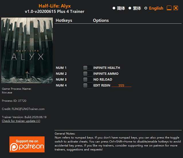 แจกโหลดโปร Half-Life: Alyx Hack