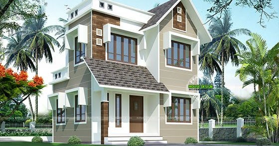 Double storied house  13 Lakhs  Kerala home  design  and 