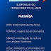 Comunicado de suspensão de água