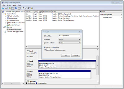 Format dan Quick Format - Astron Komputer