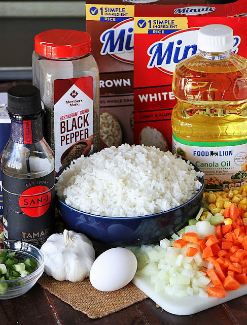 Sheet Pan Fried Rice Ingredients Image