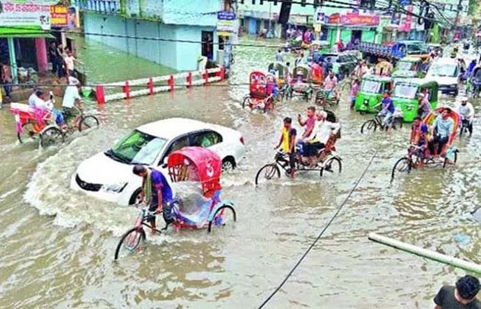 সিলেটের বন্যা পরিস্থিতির ছবি | সিলেটের বন্যার ছবি