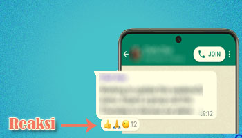 Cara Menggunakan Fitur Reactions WhatsApp