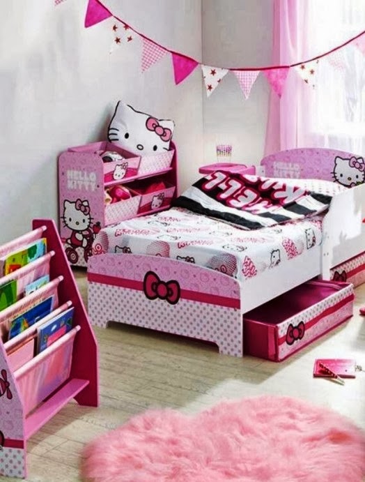  Desain  Kamar  Tidur  Minimalis 2014 Bertemakan Hello  Kitty6 jpg