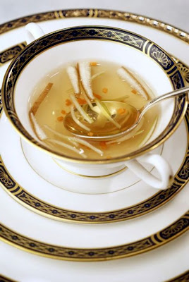 consomme with vegetables