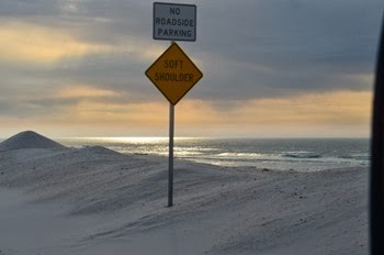 Santa Rosa Island on the morning we are leaving