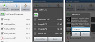 Easy Unrar - Cara membuka file RAR ZIP di Android