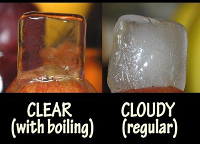 Quick Tip to Make Transparent Crystal Clear Ice
