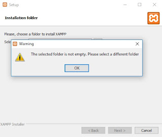 Cara Instal XAMPP di Windows 10.7