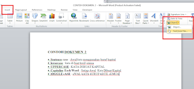 menyatukan file di microsoft word