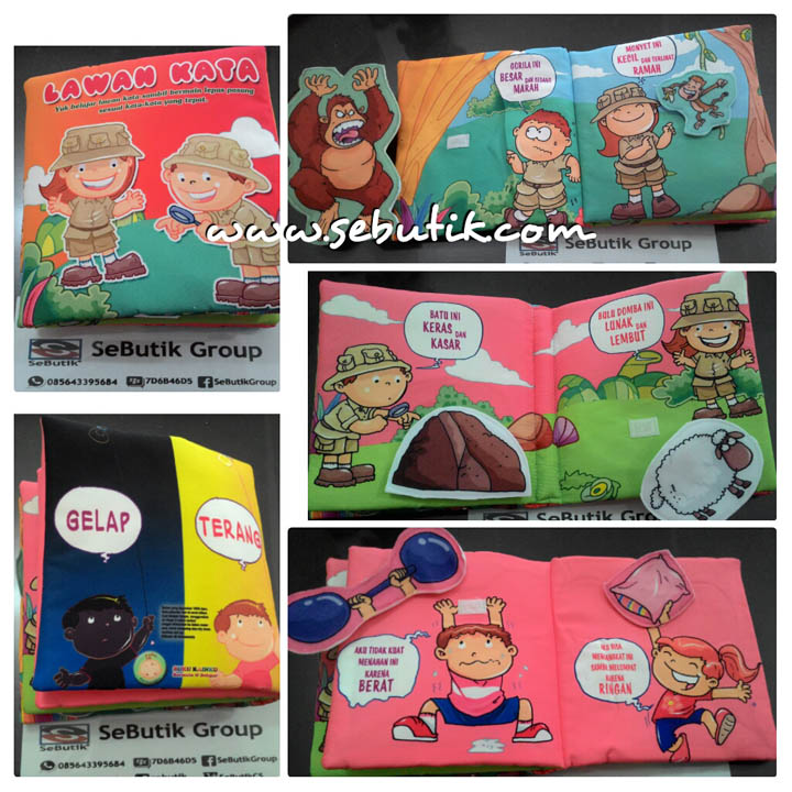 Buku Bantal Murah Lawan Kata - SEBUTIK EDUTOYS