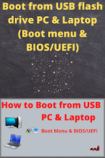 boot from usb flash drive