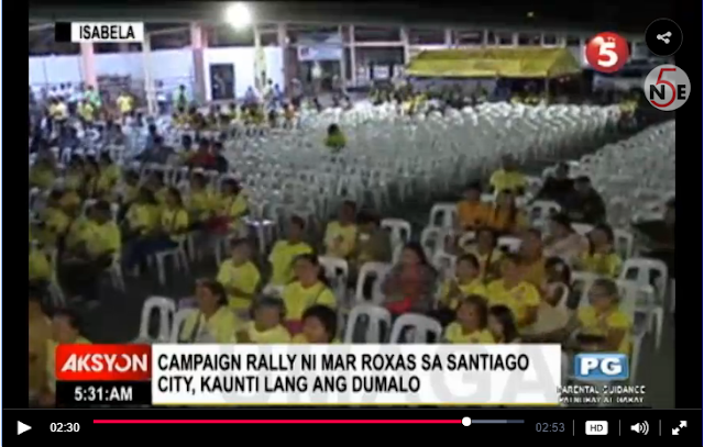 TRENDING: CAMPAIGN RALLY OF MAR ROXAS IN ISABELA NILANGAW.