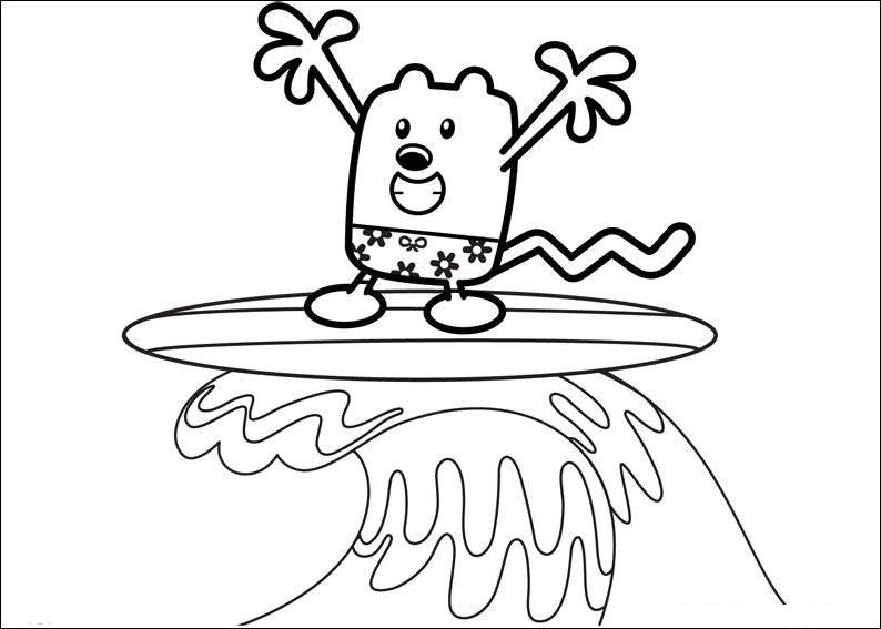 Wow Wow Wubbzy coloring pages title=
